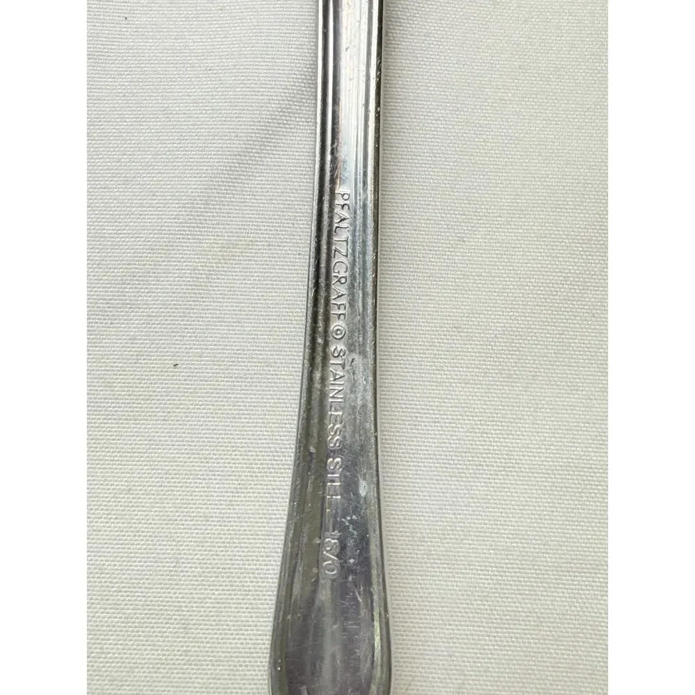 Pfaltzgraff Tea Rose Dinner Forks Stainless Steel Floral Flatware Set of 4